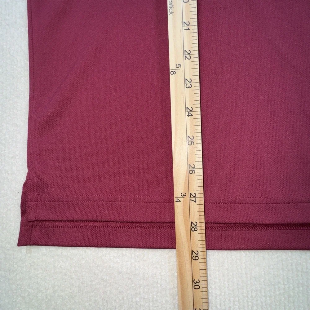 Nike Polo Shirt Mens XXL Maroon Florida State Dri-FIT Short Sleeve Tipped Collar